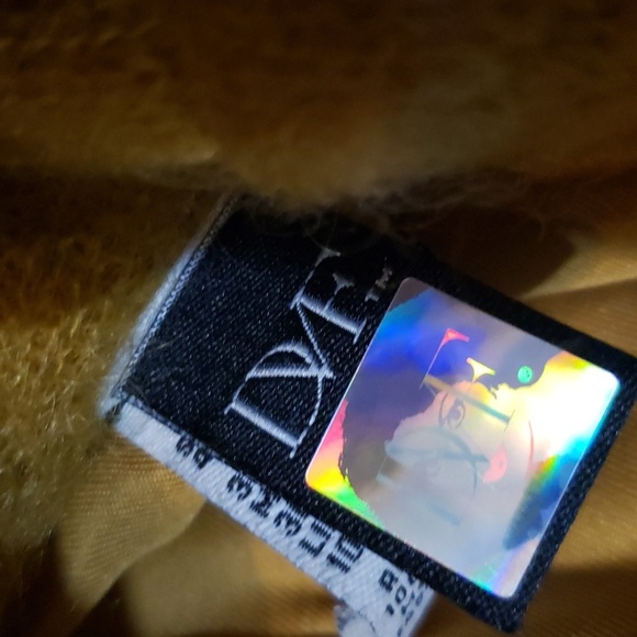 Diane Von Furstenberg Mustard yellow "yamka" mohair blend jacket - Picture 6 of 7